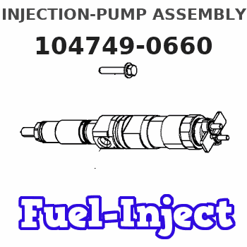 104749-0660 INJECTION-PUMP ASSEMBLY 