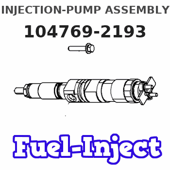 104769-2193 INJECTION-PUMP ASSEMBLY 