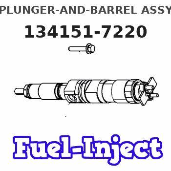 134151-7220 PLUNGER-AND-BARREL ASSY 