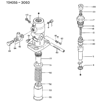 029732-2050 ZEXEL 9 442 610 801 BOSCH EYE BOLT 9442610801 0297322050 ...