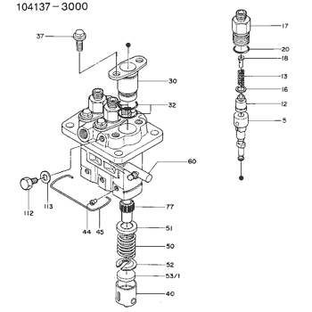 140154-7520 ZEXEL 9 443 610 230 BOSCH PLUNGER-AND-BARREL A 9443610230 ...