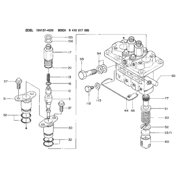 Buy 140163-0620 ZEXEL 9 410 617 880 BOSCH PLUNGER-AND-BARREL A ...