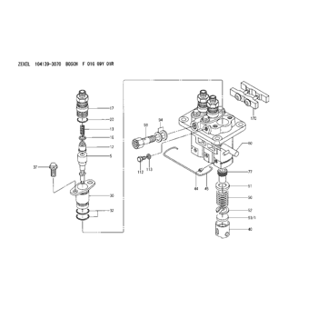 Buy 104139-3070 ZEXEL FUEL-INJECTION PUMP Cross 1041393070