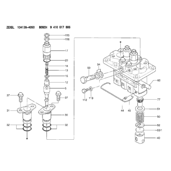 Buy 140163-1020 ZEXEL 9 410 617 891 BOSCH PLUNGER-AND-BARREL ASSY ...