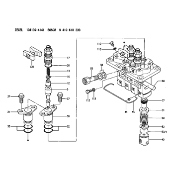 Buy 140163-4420 ZEXEL 9 410 618 334 BOSCH PLUNGER-AND-BARREL ASSY ...