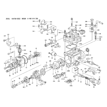 Buy 0552 Zexel 9 460 614 6 Bosch Injection Pump Assembly