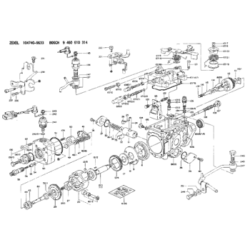 104740-9633 ZEXEL 9 460 610 314 BOSCH INJECTION-PUMP ASSEMBLY ...