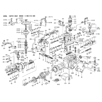 104741-3823 ZEXEL 9 460 614 033 BOSCH INJECTION-PUMP ASSEMBLY ...
