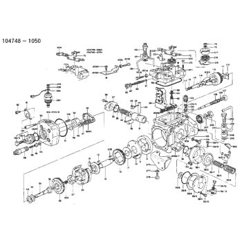 104748-1050 ZEXEL 9 460 613 672 BOSCH INJECTION-PUMP ASSEMBLY ...