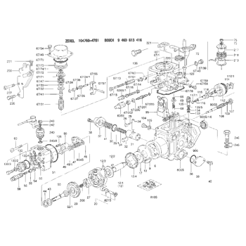 Buy 104760-4781 ZEXEL 9 460 613 416 BOSCH INJECTION-PUMP ASSEMBLY ...