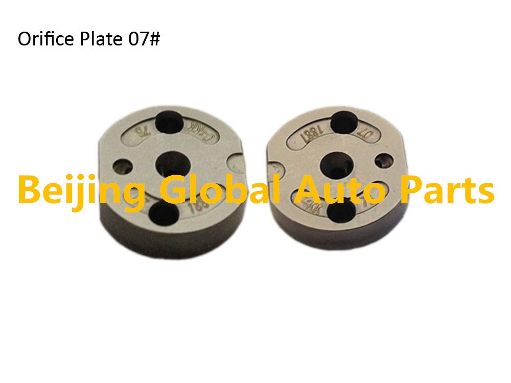 Orifice Plate Injector Control Valve Plate Intermediate Plate 7# for Common Rail Injector 095000-6510 095000-6511 Using