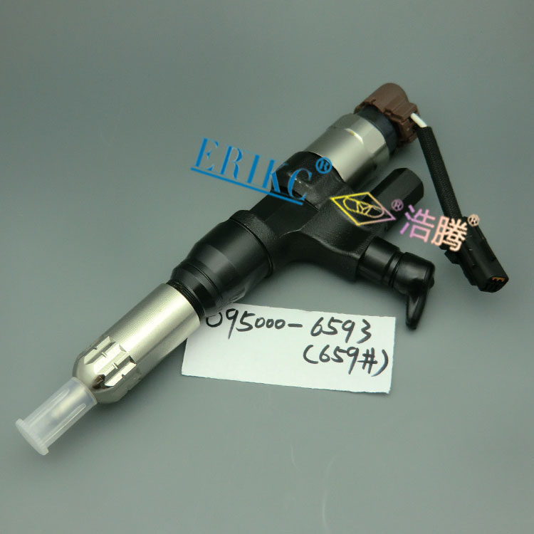 ERIKC 095000-6591 (23670-E0010) engine fuel injector 6591 auto engine diesel fuel injection assy 0950006591 fuel injector