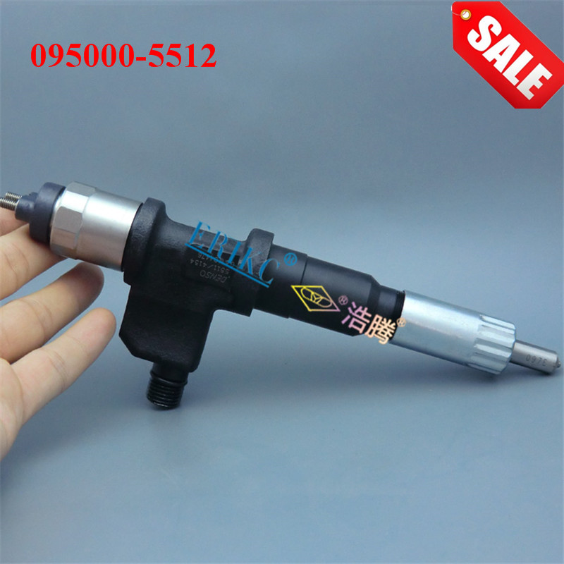 ERIKC Injector 0950005512 High Pressure CR Assy Dispenser 8-97603415-7 Diesel Pump Fuel Inyector Nozzle 095000-5512 for Isuzu
