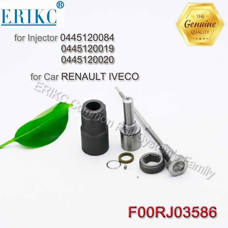 ERIKC F00RJ03586 Fuel Injector Nozzle Repair Kits F00R J03 586 Nozzle DLLA150P1076 for 0445120084 0445120019 0445120020