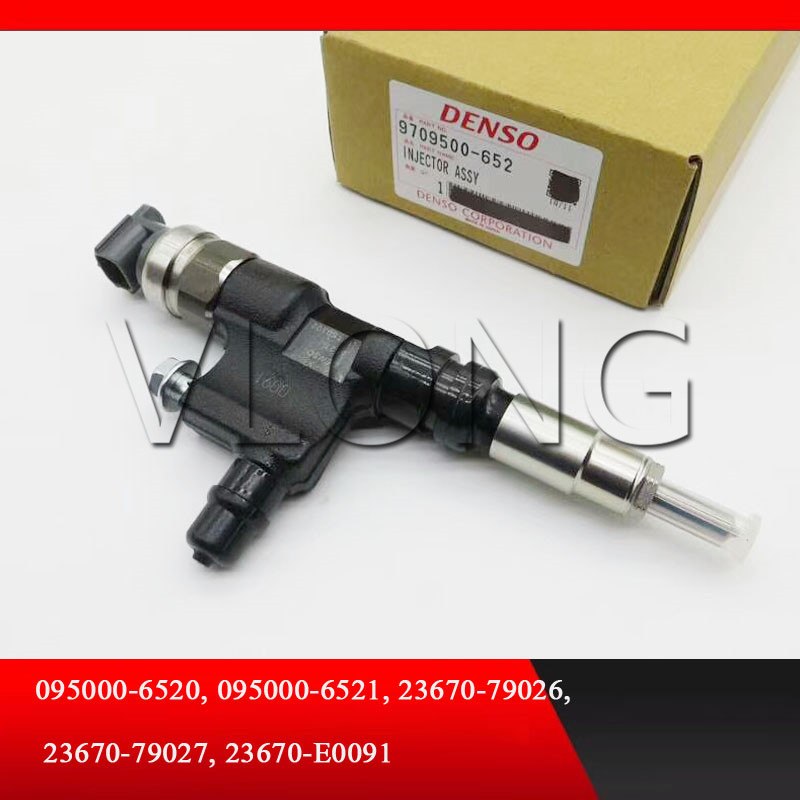 GENUINE AND BRAND NEW DIESEL FUEL INJECTOR 095000-6520, 095000-6521, 23670-79026, 23670-79027, 23670-E0091