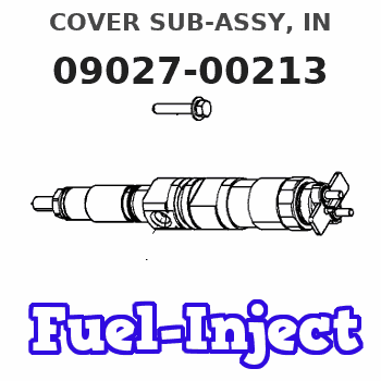 09027-00213 COVER SUB-ASSY, IN 