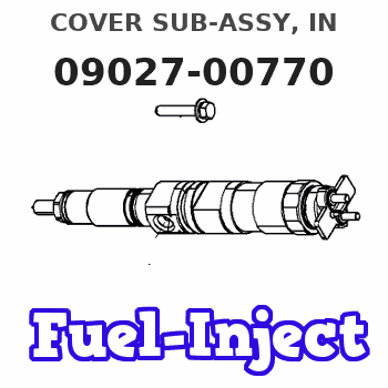 09027-00770 COVER SUB-ASSY, IN 
