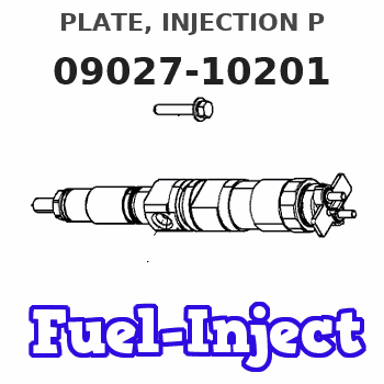 09027-10201 PLATE, INJECTION P 