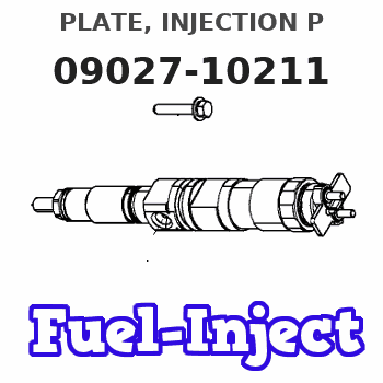 09027-10211 PLATE, INJECTION P 