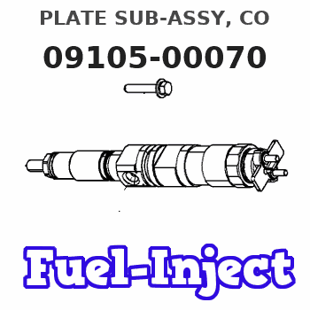 09105-00070 PLATE SUB-ASSY, CO 