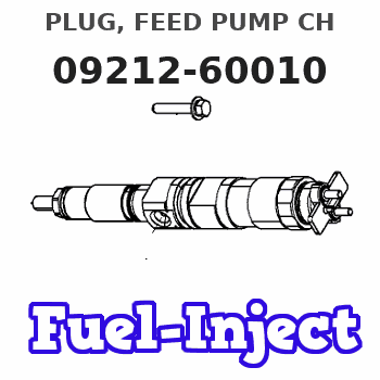 09212-60010 PLUG, FEED PUMP CH 