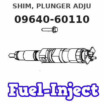 09640-60110 SHIM, PLUNGER ADJU 