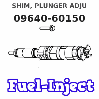 09640-60150 SHIM, PLUNGER ADJU 