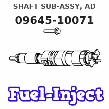 09645-10071 SHAFT SUB-ASSY, AD 