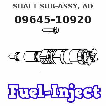 09645-10920 SHAFT SUB-ASSY, AD 