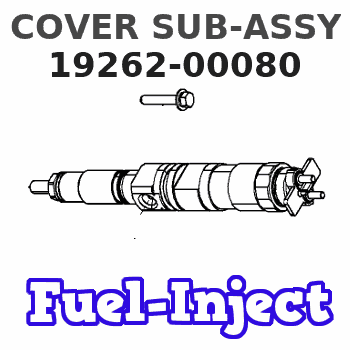 19262-00080 COVER SUB-ASSY 