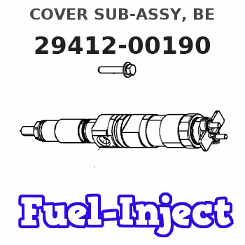 29412-00190 COVER SUB-ASSY, BE 