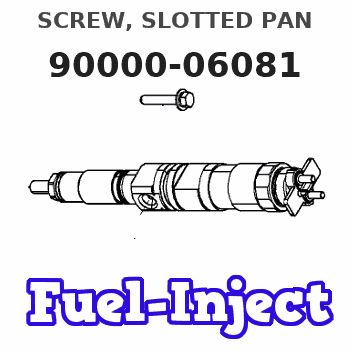 90000-06081 SCREW, SLOTTED PAN 