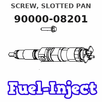 90000-08201 SCREW, SLOTTED PAN 