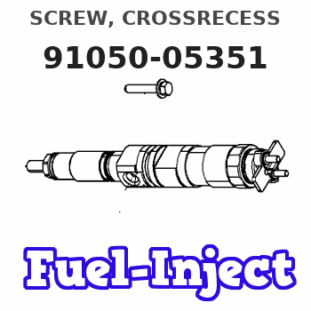 91050-05351 SCREW, CROSSRECESS 