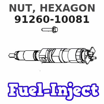 91260-10081 NUT, HEXAGON 