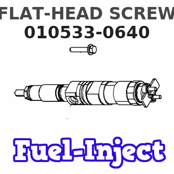 010533-0640 FLAT-HEAD SCREW 