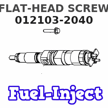 012103-2040 FLAT-HEAD SCREW 