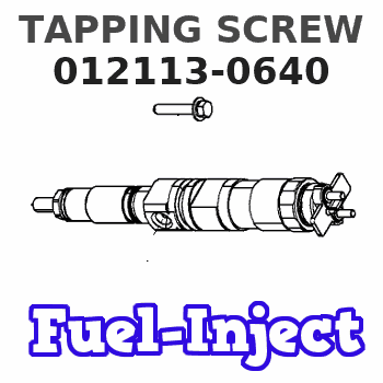 012113-0640 TAPPING SCREW 