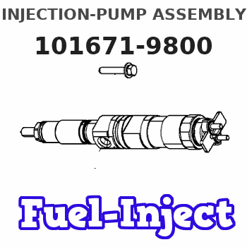 101671-9800 INJECTION-PUMP ASSEMBLY 