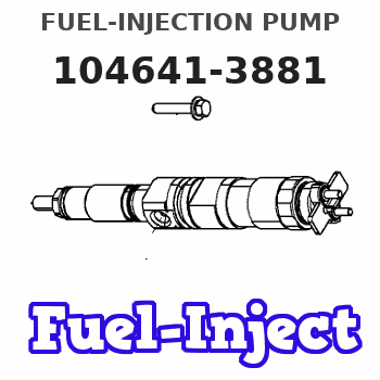 104641-3881 FUEL-INJECTION PUMP 