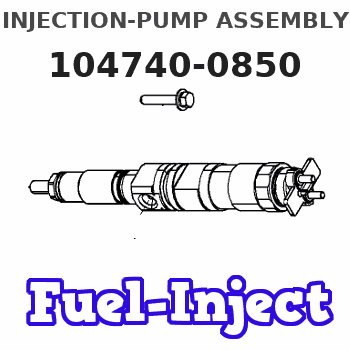 104740-0850 INJECTION-PUMP ASSEMBLY 