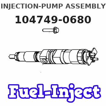 104749-0680 INJECTION-PUMP ASSEMBLY 