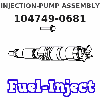 104749-0681 INJECTION-PUMP ASSEMBLY 