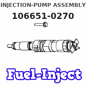 106651-0270 INJECTION-PUMP ASSEMBLY 