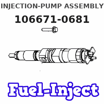 106671-0681 INJECTION-PUMP ASSEMBLY 