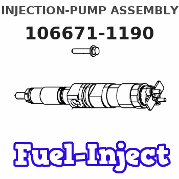 106671-1190 INJECTION-PUMP ASSEMBLY 