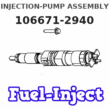 106671-2940 INJECTION-PUMP ASSEMBLY 