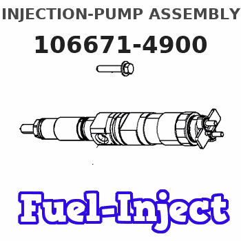 106671-4900 INJECTION-PUMP ASSEMBLY 