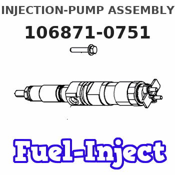 106871-0751 INJECTION-PUMP ASSEMBLY 