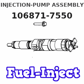 106871-7550 INJECTION-PUMP ASSEMBLY 